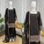 Designer heavy natural crepe farshi plazo suit set with embroidered dupatta