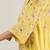 Sunshine yellow printed cotton kurta set