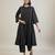 Jet black cotton kurta set