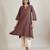Coffee brown cotton kurta set