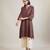 Coffee brown cotton kurta set