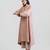 Dusty rose dola silk kurta set