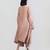 Dusty rose dola silk kurta set