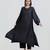 Jet black dola silk kurta set