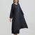 Jet black dola silk kurta set