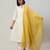 Off white woven jacquard chanderi anarkali set