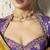 gold tissue glass saree with blouse