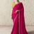 rani pink tissue glass saree with blouse