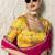 rani pink tissue glass saree with blouse