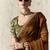 brown tissue glass saree with blouse