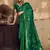  GREEN weaving silk blend saree 