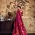  WINE weaving silk blend saree 
