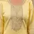 Floral embroidered silk round neck kurta trouser & dupatta set