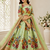 Light-Green Embroidered Art Silk Semi Stitched Lehenga Choli Collection