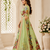 Light-Green Embroidered Art Silk Semi Stitched Lehenga Choli Collection