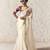 OFF WHITE FANCY embroidered saree with blouse