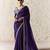 PURPLE FANCY embroidered saree with blouse
