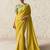 YELLOW FANCY embroidered saree with blouse