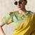 YELLOW FANCY embroidered saree with blouse