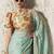 LIGHTGREEN FANCY embroidered saree with blouse
