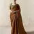 BROWN FANCY embroidered saree with blouse