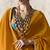  ORANGE FANCY embroidered saree with blouse