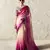  PINK FANCY embroidered saree with blouse