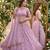 LOVENDER BUTTERFLY NET PARTY WEAR EMBROIDERY LEHNGHA CHOLUI
