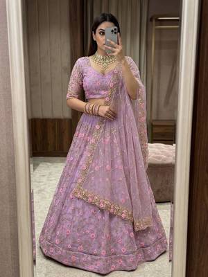 LOVENDER EMBROIDERY lehenga choli 2