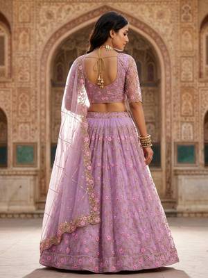 LOVENDER EMBROIDERY lehenga choli 4