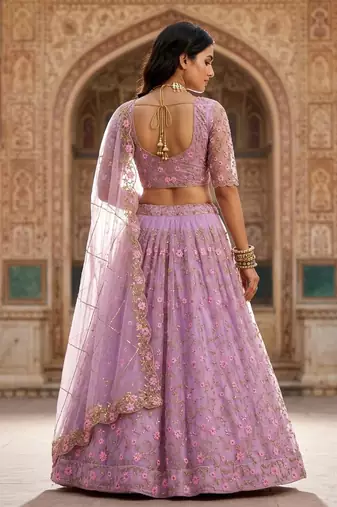 LOVENDER EMBROIDERY lehenga choli