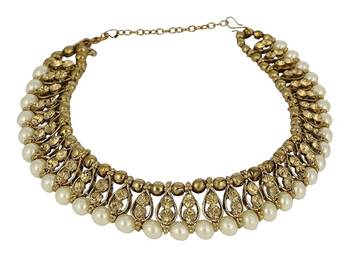Traditional Anklets, payal with Pearl 3