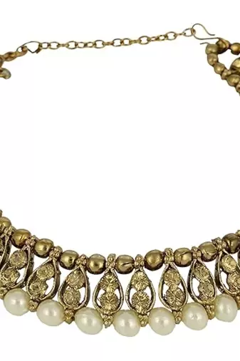 Traditional Anklets, payal with Pearl