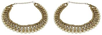 Traditional Anklets, payal with Pearl 4
