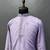 Purple cotton butta work work men kurta pyjama