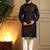 Brown royal silk embroidery sequence work work men kurta pyjama