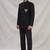 Black hand embroidered cotton bandhgala for men