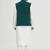 White solid silk nehru jacket set for men