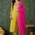 Yellow rayon kurta pent dupatta set