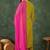 Yellow rayon kurta pent dupatta set