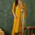 Yellow rayon kurta pent dupatta set