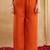 Orange vichitra silk kurta pent dupatta set