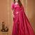 pink silk blend jacquard weaving saree with matching blouse
