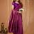 purple silk blend jacquard weaving saree with matching blouse