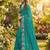 rama georgette embroidered work saree with blouse