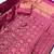 wine silk blend zari woven saree with un-stitched blouse