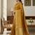 mustard silk blend zari woven saree with un-stitched blouse