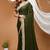 mehendi georgette embroidered zari work border sarees