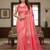 pink silk blend women's zari woven work sarees