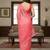 pink silk blend women's zari woven work sarees